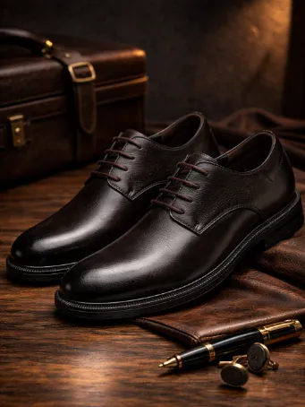 Klasik Deri Bağcıklı Erkek Ayakkabı